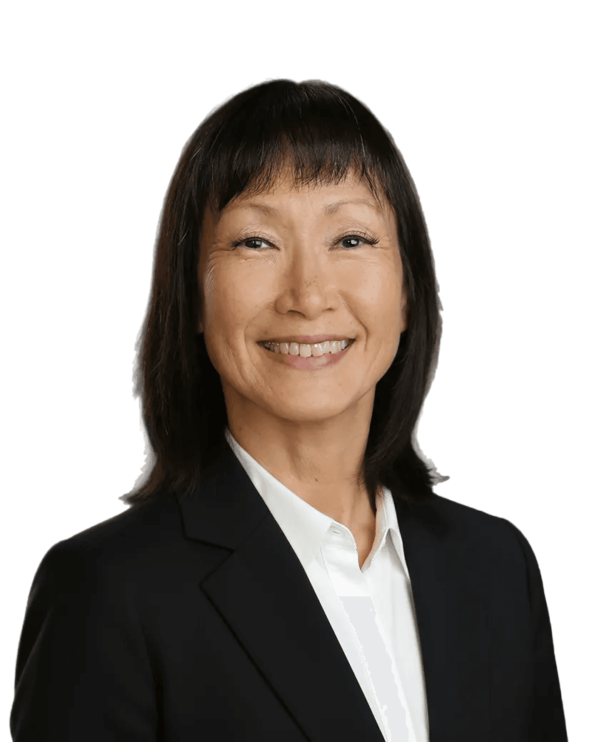 Attorney Victoria Sakamaki in black suit