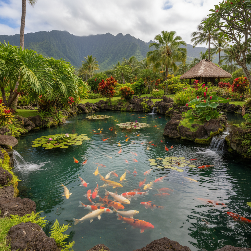 Koi pond